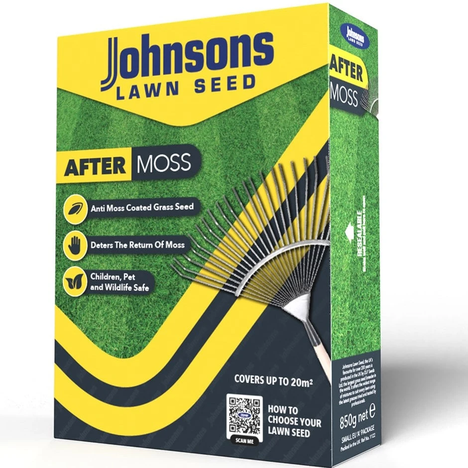 Johnsons After Moss Lawn Seed 3 Johnsons After Moss Lawn Seed
