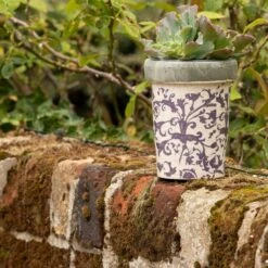 Aged Ceramic Long Tom Pot 8 Aged Ceramic Long Tom Pot -Ever Bloom Gardens pr2000008818 card3 lg