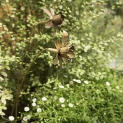 Daffodil Flower Stake - Antique Brass 15 Daffodil Flower Stake - Antique Brass -Ever Bloom Gardens pr2000028377 card7 lg