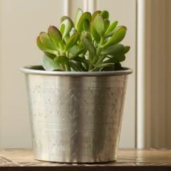 Hand Etched Aluminium Planter -Ever Bloom Gardens pr2000028556 card7 lg