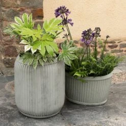 Zinc Dolly Tub Planter -Ever Bloom Gardens pr2000028721 card6 lg
