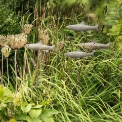 Antique Pewter Metal Trout Stake -Ever Bloom Gardens pr2000028881 card7 lg