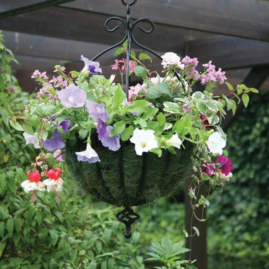 Spanish Style Hanging Basket 3 Spanish Style Hanging Basket