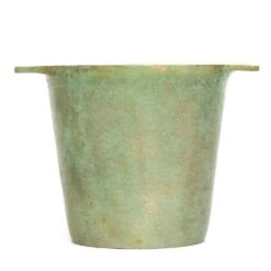 Cast Aluminium Pot Cover With Verdigris Patina -Ever Bloom Gardens pr2000031480 card4 lg