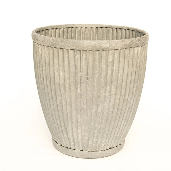 Tall Antique Zinc Dolly Pot 3 Tall Antique Zinc Dolly Pot - Image 2