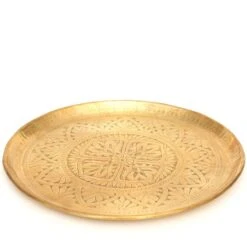 Solid Etched Brass Tray -Ever Bloom Gardens pr2000031508 card3 lg