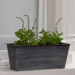 Plant Trough - Aged Zinc 13 Plant Trough - Aged Zinc -Ever Bloom Gardens pr2000033930 card4 lg