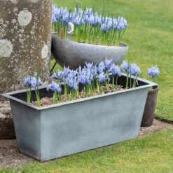 Plant Trough - Aged Zinc 17 Plant Trough - Aged Zinc -Ever Bloom Gardens pr2000033930 card8 lg