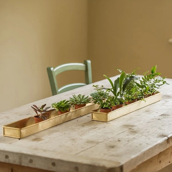 Brushed Brass Tray 4 Brushed Brass Tray - Image 2