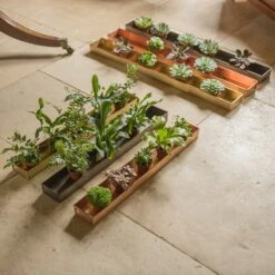 Brushed Copper Tray -Ever Bloom Gardens pr2000034036 card5 lg