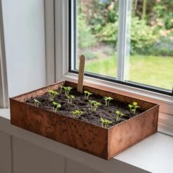 Brushed Copper Seed Tray -Ever Bloom Gardens pr2000034042 card6 lg
