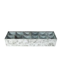 Galvanised Tray With 12 Grow Pods -Ever Bloom Gardens pr2000037486 card4 lg