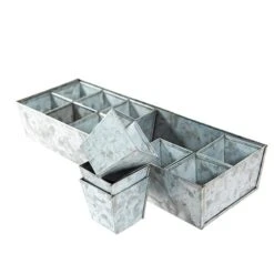 Galvanised Tray With 16 Grow Pods -Ever Bloom Gardens pr2000037487 card3 lg