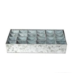 Galvanised Tray With 24 Grow Pods -Ever Bloom Gardens pr2000037488 card3 lg
