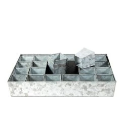 Galvanised Tray With 24 Grow Pods -Ever Bloom Gardens pr2000037488 card4 lg