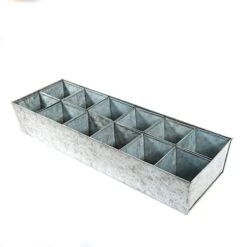 Galvanised Tray With 12 Large Grow Pods -Ever Bloom Gardens pr2000037508 card4 lg