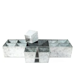 Galvanised Tray With 12 Large Grow Pods -Ever Bloom Gardens pr2000037508 card6 lg