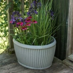 Oval Zinc Dolly Tub Pot -Ever Bloom Gardens pr2000037524 card5 lg