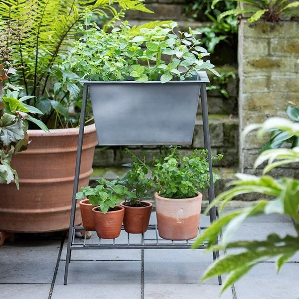 Trough On Stand With Shelf - Short 5 Trough On Stand With Shelf - Short - Image 3