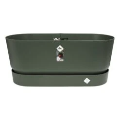 Greenville Terrace Trough On Wheels - Green -Ever Bloom Gardens pr2000038221 card3 lg