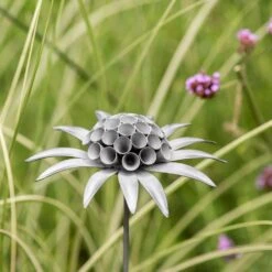 Scabiosa 'deadhead' Stake - Aged Zinc -Ever Bloom Gardens pr2000041722 card5 lg