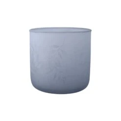 Frosted Glass Plant Pot - Light Blue -Ever Bloom Gardens pr2000043087 card2 lg