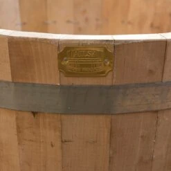Hardwood Barrel Planter -Ever Bloom Gardens pr2000044967 card5 lg