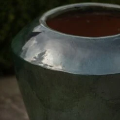 Glazed Terracotta Feature Pot - Moss Green -Ever Bloom Gardens pr2000046302 card3 lg