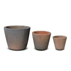 Tapered Terracotta Pot - Sandblasted -Ever Bloom Gardens pr2000046314 card7 lg