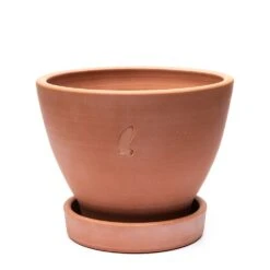 Terracotta Herb Pot And Saucer - Small -Ever Bloom Gardens pr2000046524 card3 lg