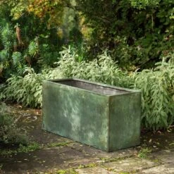 Rectangular Terrace Planter - Verdigris -Ever Bloom Gardens pr2000048712 card7 lg