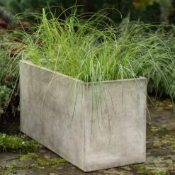 Rectangular Terrace Planter - Weathered Cream -Ever Bloom Gardens pr2000048714 card10 lg