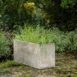 Rectangular Terrace Planter - Weathered Cream -Ever Bloom Gardens pr2000048714 card8 lg
