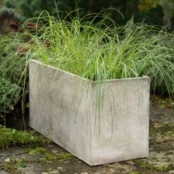 Rectangular Terrace Planter - Weathered Cream -Ever Bloom Gardens pr2000048714 card9 lg