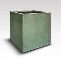 Square Terrace Planter - Verdigris -Ever Bloom Gardens pr2000048721 card4 lg