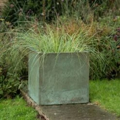 Square Terrace Planter - Verdigris -Ever Bloom Gardens pr2000048721 card7 lg