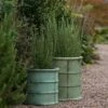 Greenwich Barrel Planter - Verdigris -Ever Bloom Gardens pr2000048731